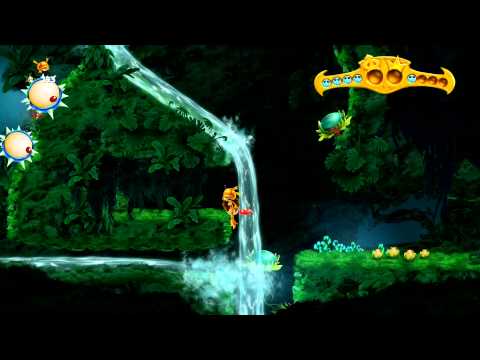 Rayman Legends Back To Origins Jibberish Jungle Still Flowing All Teensies Walkthrough