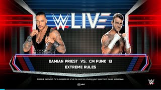 WWE 2K25 FULL MATCH - Damian Priest vs. CM Punk - The ULTIMATE Showdown!