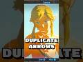 How to DUPLICATE ARROWS in Zelda Breath of the Wild #shorts