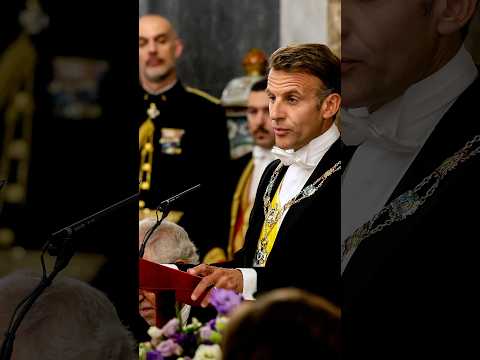 MACRON: «Las historias de nuestras naciones están ENLAZADAS» #shorts