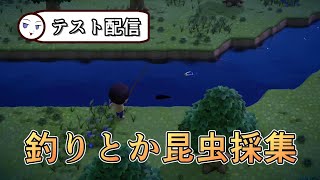 テスト配信 気ままに釣りとか昆虫採集【あつまれどうぶつの森】