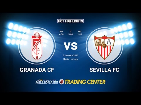 Granada 2-1 Sevilla. Spain - La Liga 3/01/2016 - All goals and Highlights