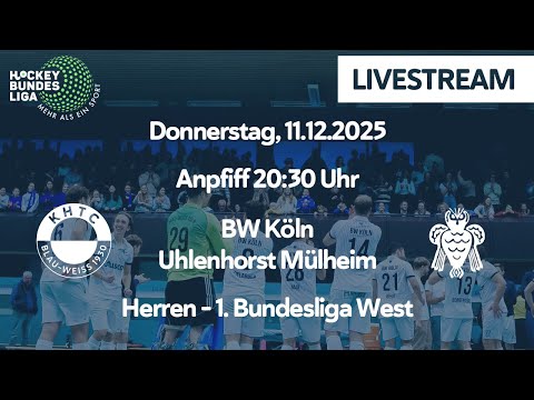 Herren - 1. Bundesliga West - BW Köln vs. Uhlenhorst Mülheim (5. Spieltag - Hallensaison 2025/2026)