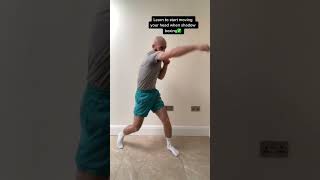 How to Shadowbox like a PRO Boxer👊🏼✅ in #boxing #mma #ufc