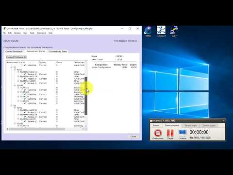 3.2.1.7 Packet Tracer - Configuring VLANs