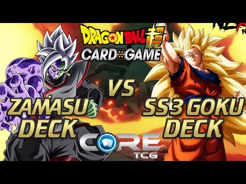 FUSED ZAMASU V.S SUPER SAIYAN 3 GOKU! DBS CORE TCG REGIONAL