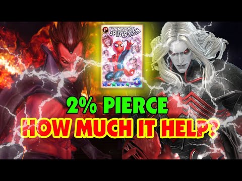 Does 2% Pierce Damage Work Well In WBL? Knull & Mephisto Full Fight - MARVEL Future Fight