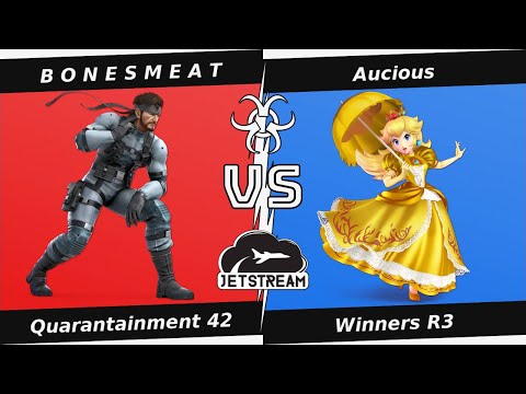 Quarantainment 42 Winners R3 - B O N E S M E A T (Snake) Vs. Aucious (Peach) Smash Ultimate - SSBU