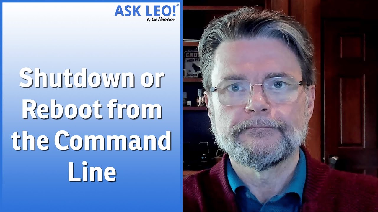 Tip of the Day: Shutdown or Reboot from the Command Line