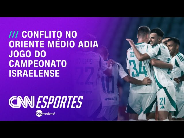 Jogo do Campeonato Israelense é adiado por conflito no Oriente Médio