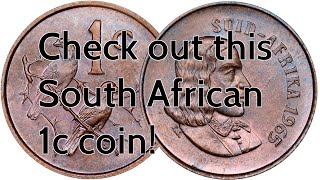 Auction prices for South African 1c and 2c coins!