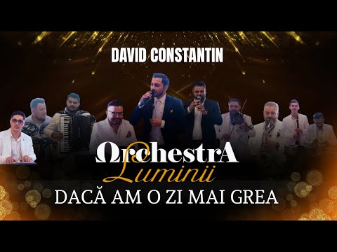 David Constantin & Orchestra Luminii - Daca am o zi mai grea COVER 100% LIVE