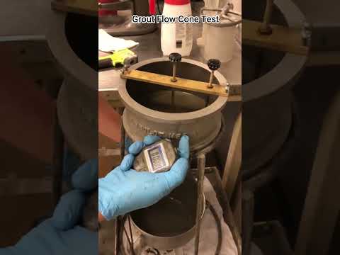Grout Flow Cone #grout