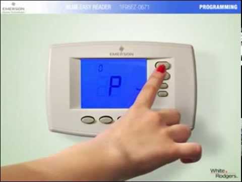 Easy Reader Thermostat Programming   1F95EZ 0671