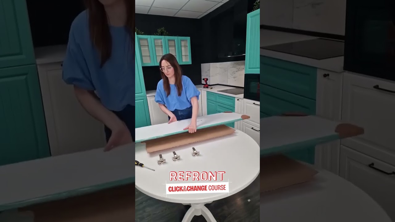 How to swap a tall cabinet door
