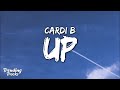 Cardi B - Up (Clean - Lyrics)