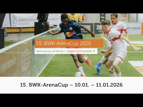 Tag 2 - 15. internationaler BWK-ArenaCup U15 Fußballturnier aus der Arena Hohenlohe