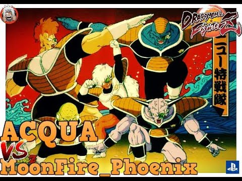 DBFZ MoonFire_Phoenix vs ACQUA - (Bardock, Trunks, Yamcha) vs (Ginyu, Kid Buu, SBaby2)