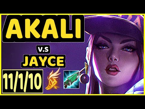 TINOWNS (AKALI) vs JAYCE - 11/1/10 KDA MID CHALLENGER GAMEPLAY - BR
