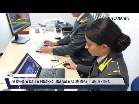 2023-05-23 PRATO - SCOPERTA DALLA FINANZA UNA SALA SCOMMESE CLANDESTINA
