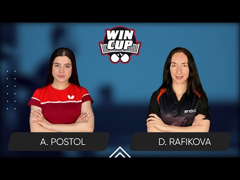 09:30 Anastasiia Postol - Diana Rafikova 20.10.2024 WINCUP Women Master. TABLE 1