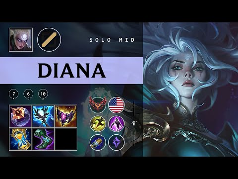 Diana Mid vs Irelia - NA Grandmaster Patch 25.24