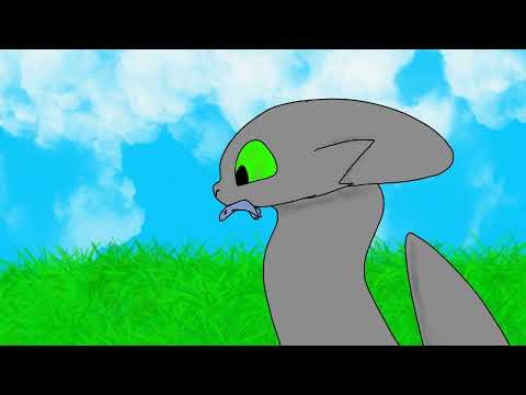 Toothless x light fury episode 4 / lazy and short and no Music￼/￼ (old)