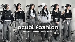 ACUBI STYLE OUTFIT IDEAS 💬 1 pants ~ 6 outfits *how to dress like a pinterest girl*