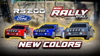 Traxxas Mini Rally Ford RS200 1:12 4WD VXL RTR modrý
