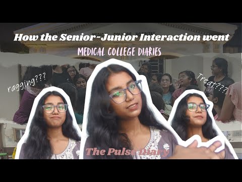 Senior Junior interaction at MCK👀| Medical College🏥| Papiya Paul • The Pulse Diary