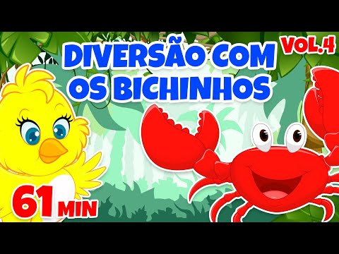 Diversão com os Bichinhos Vol. 4 - Giramille 61 min | Desenho Animado Musical