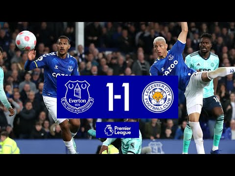 EVERTON 1-1 LEICESTER CITY | PREMIER LEAGUE HIGHLIGHTS