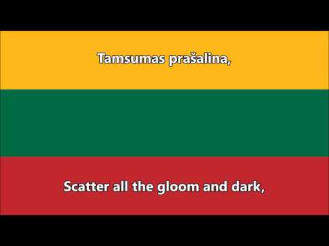 Lietuvos himnas (vertimas į anglų kalbą)
