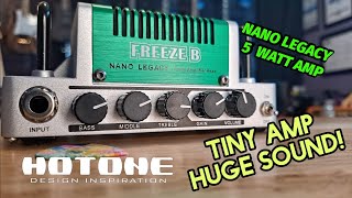 Video thumbnail for HOTONE  FREEZE B  NANO LEGACY GUITAR  AMP HEAD -  FRIEDMAN  BE100 SOUND? ? by FULTON STREET BEATS