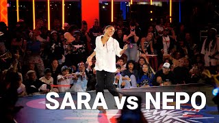 SARA 🇪🇸 🇨🇴 vs NEPO 🇮🇳 | stance x Red Bull Dance Your Style World Finals 2022 4k