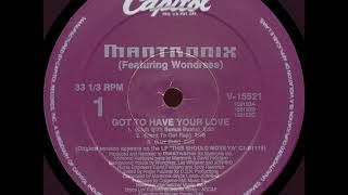 Mantronix Ft. Wondress - Got To Have Your Love (Club With Bonus Beats) (1989) (HD Audio)