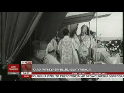 Kard. Wyszyński bliżej beatyfikacji (TVP Info, 29.05.2013)