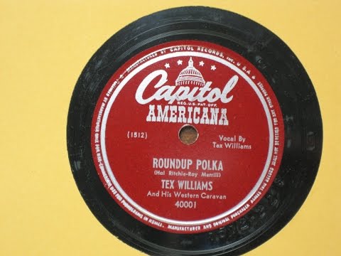Roundup Polka - Tex Williams and his Western Caravan - Capitol Records Americana Series 40001