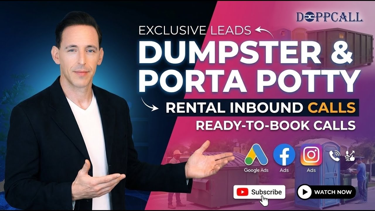 Dumpster Rental and Porta Potty Rental Inbound Calls — learn how DOPPCALL generates high-intent rental leads