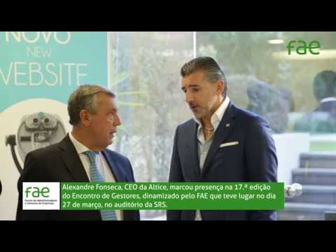 Alexandre Fonseca, presidente da Altice, no “Encontro de Gestores”