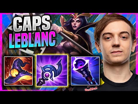 CAPS IS A BEAST WITH LEBLANC! - G2 Caps Plays LeBlanc MID vs Talon! | Season 11
