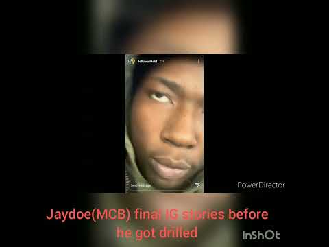 jaydoe(MCB) final IG stories before he got drilled also his opps dissing him