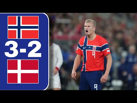 Norwegen 3:2 Dänemark: Haaland und Odegaard krönen Fünf-Tore-Thriller (Alle Tore und Highlights)