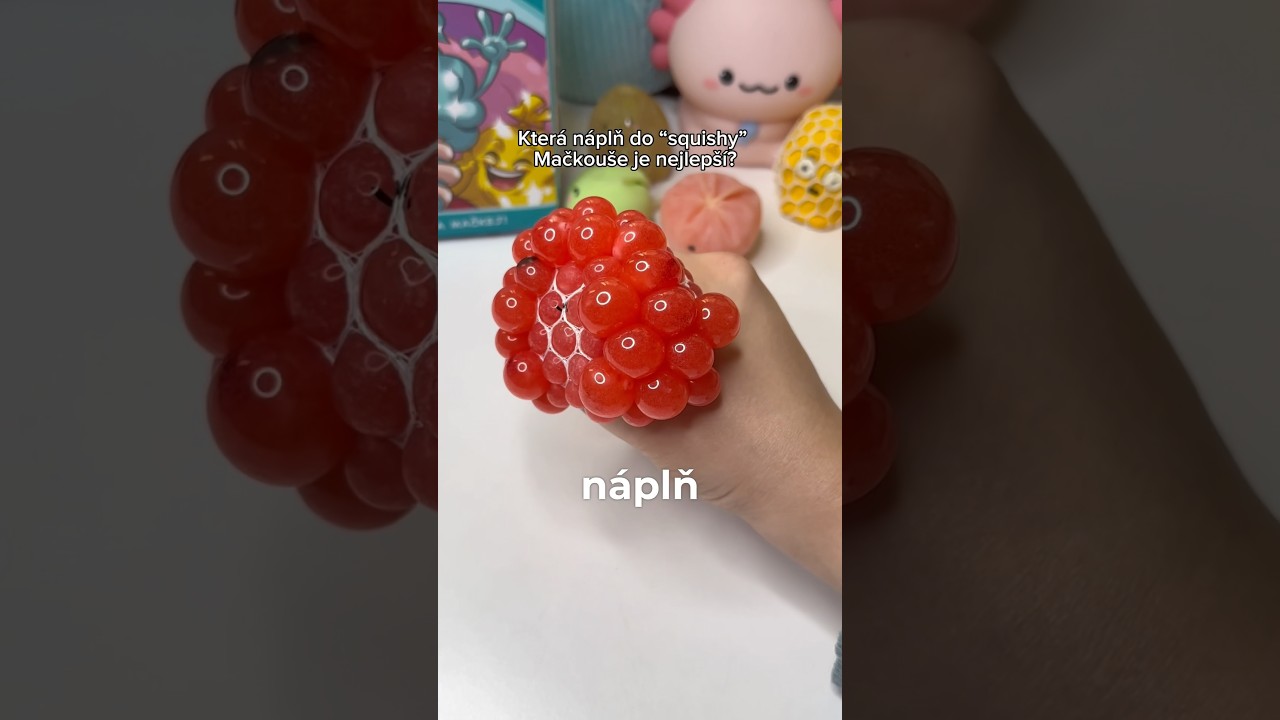 DIY “squishy” Mačkouši - zkoušíme různé náplně