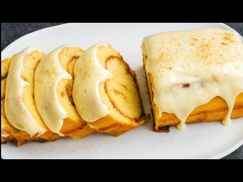 Cinnamon Roll cake recipe - Small cake recipe to make at home! Easy and quick, Cinnamon rolls