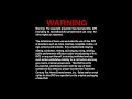 20th Century Fox Home Entertainment Warning Screen 2005 2010 UK BDS