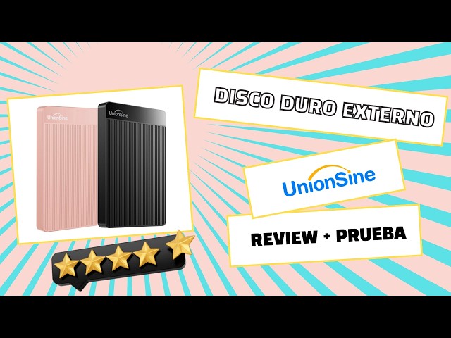Vídeo relacionado con UnionSine Disco Duro Externo 500GB 2.5" USB3.0 Ultra Slim Portátil HDD