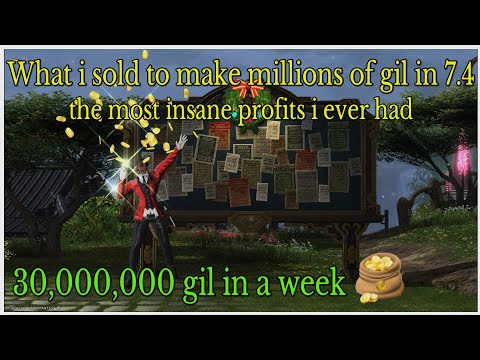 What to sell to make millions of gil in 7.4
