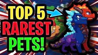 Prodigy Math - THE TOP 5 RAREST PETS!!! [MUST SEE]