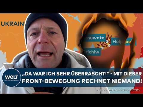 UKRAINE-KRIEG: Überraschende Bewegungen an der Front! "Da war ich sehr überrascht!"